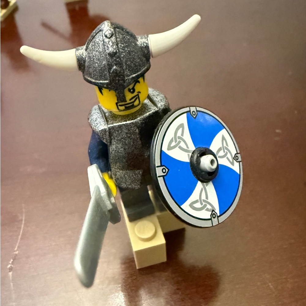 Lego Viking Warrior Toy Figure with Blue Shield bundle prices
